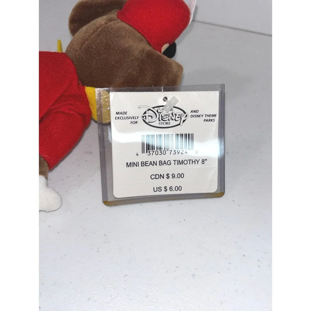 Disney Store Timothy Q Mouse Mini Bean Bag 8